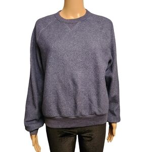 Slate Blue Fleece Sweatshirt